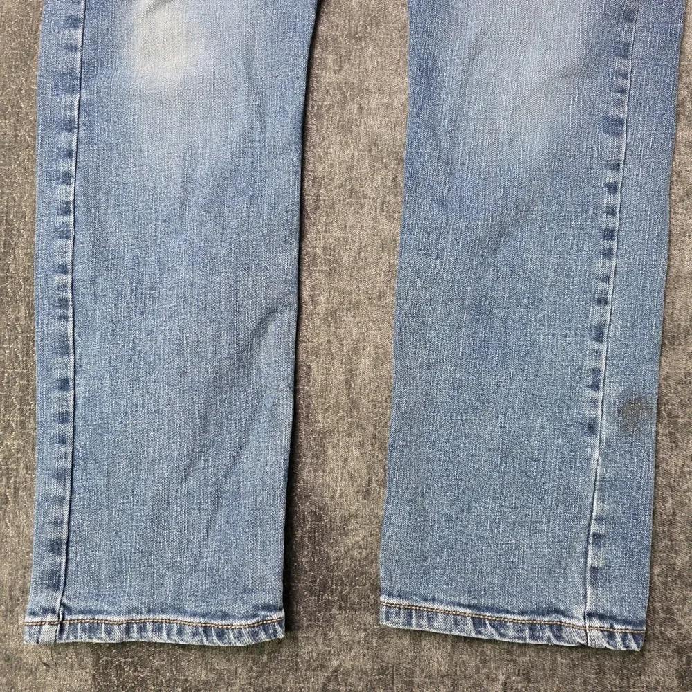 Wrangler 20X Style 44 Jeans Mens 33x32 (33x31) Slim Straight Leg Blue Denim Pant